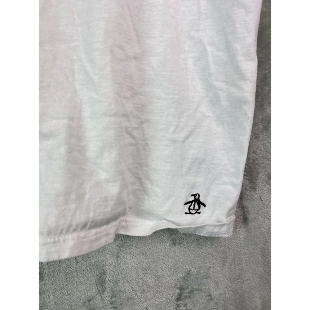 Penguin Boys White Undershirt T-Shirt Large 14‎ 16 Short Sleeve *Note